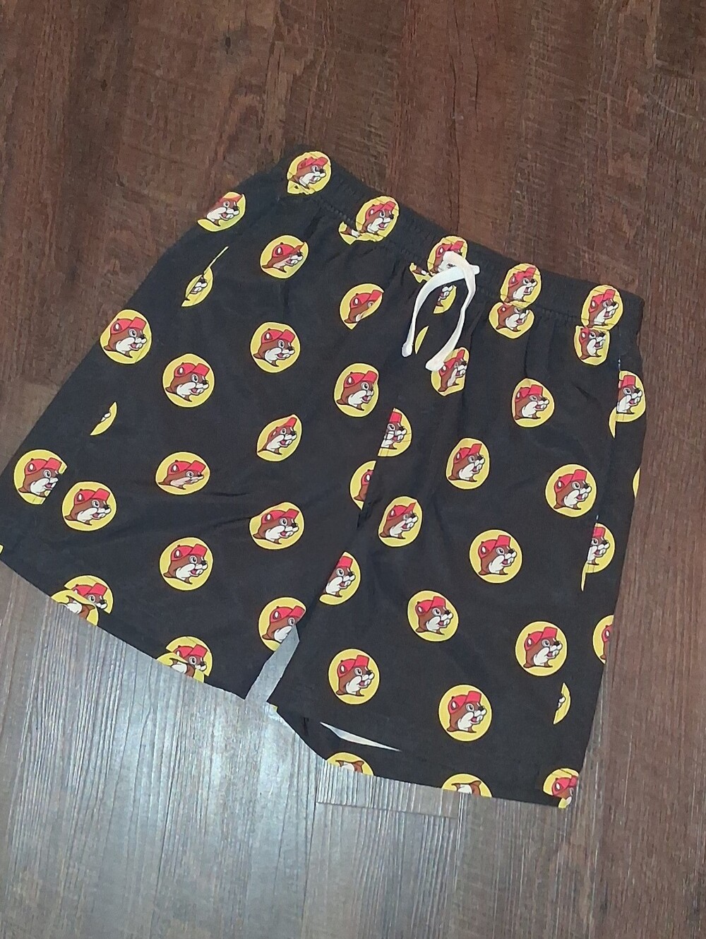 Men's Black Graphic Buccees Swim Shorts